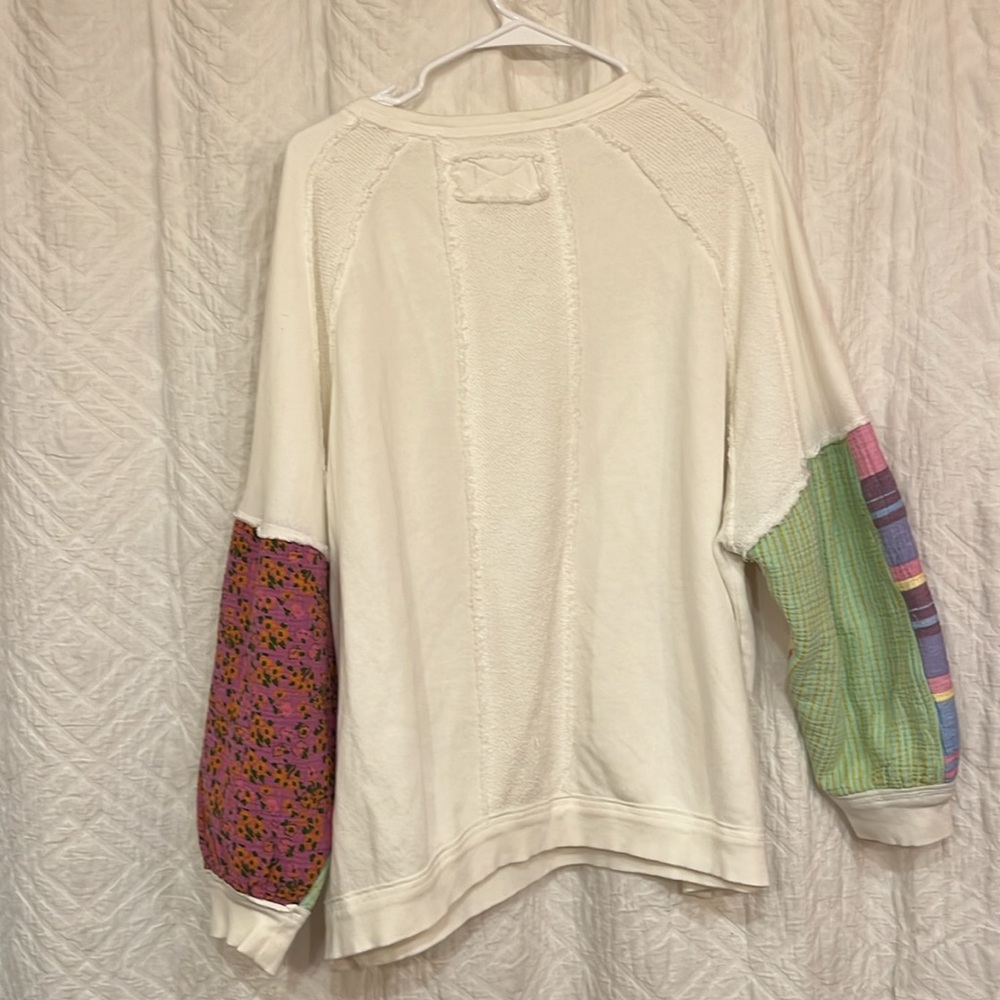 NWOT Free People We The Free Right On Cuff Sweatshirt - Picture 12 of 12